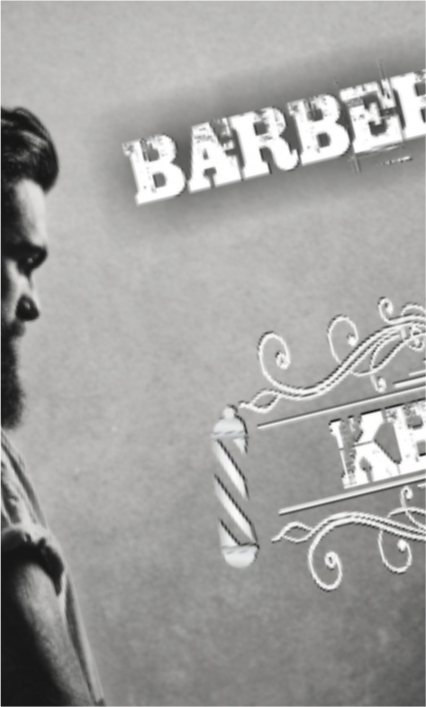 Poster con Logotipo Personalizado (Barbershop), para Kbyos Hair Studio